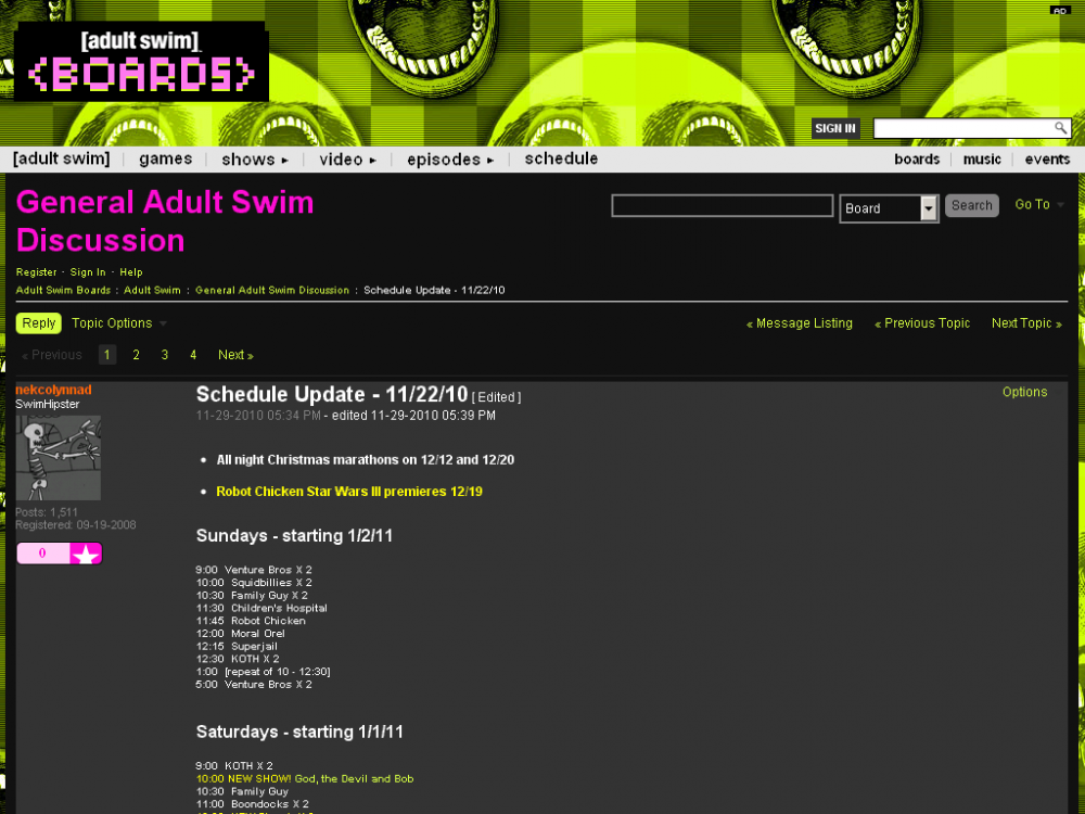 Adult Swim Message Boards Schedule Update..png