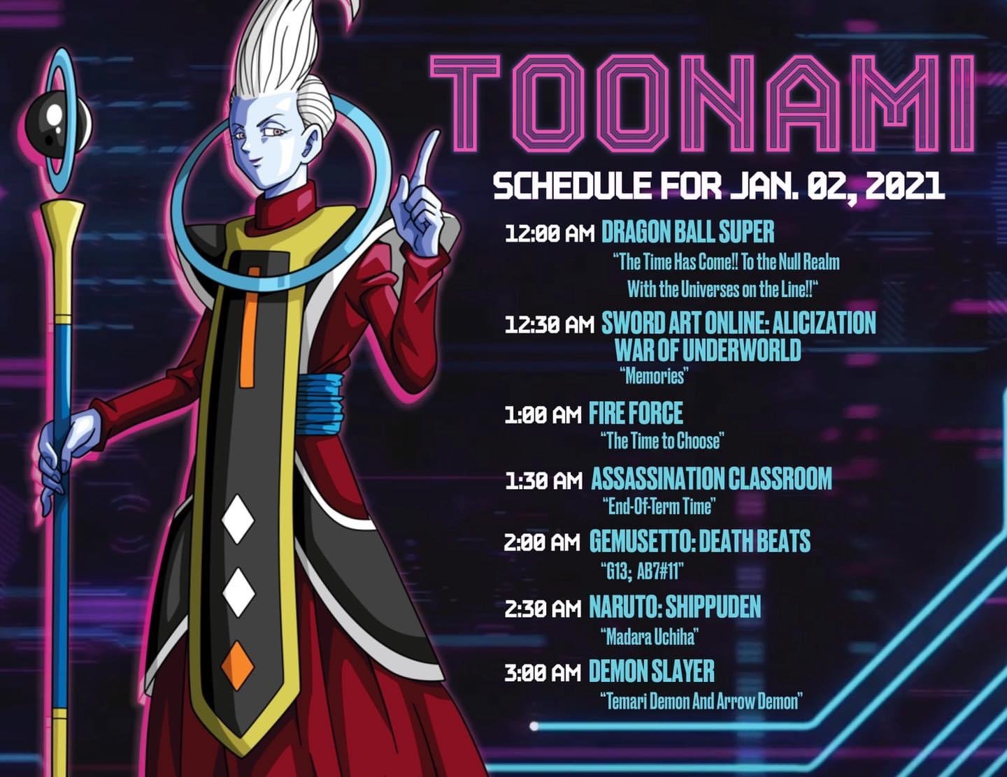 Toonami - Let the monsters creep back in! Toonami is proud
