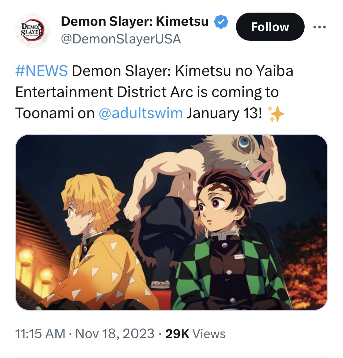 Demon Slayer's entertainment district arc to hit Toonami on this date -  Hindustan Times